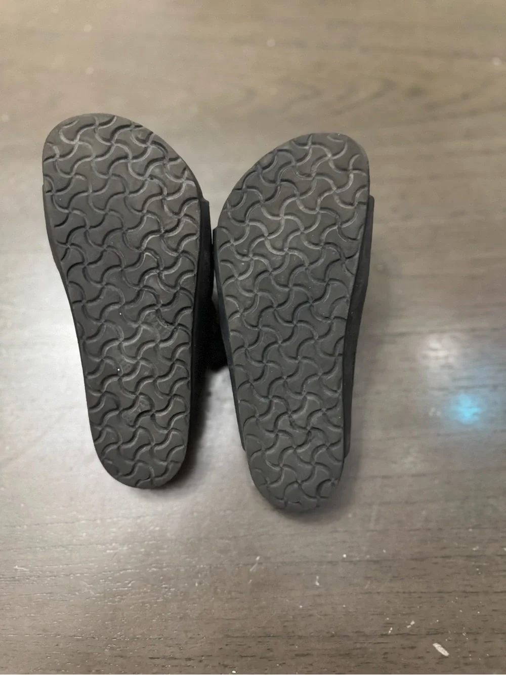 Birkenstock Kids Black Double Strap Slide Sandals size EU 29
